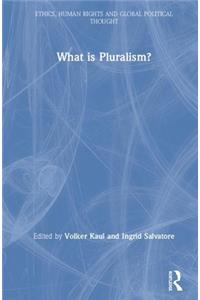 What Is Pluralism?