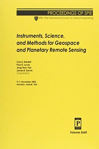 Instruments, Science, and Methods for Geospace and Planetary Remote Sensing