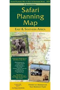 Safari Planning Map to East and Southern Africa