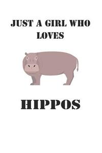 Just A Girl Who Loves Hippos