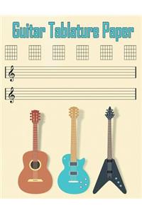 Guitar Tablature Paper