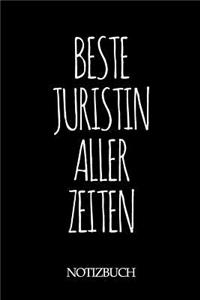 Beste Juristin Aller Zeiten Notizbuch