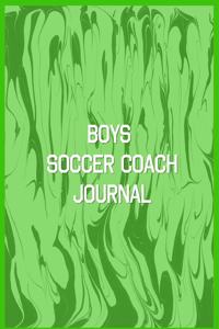 Boys Soccer Coach Journal