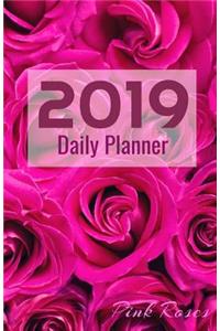 2019 Daily Planner Pink Roses