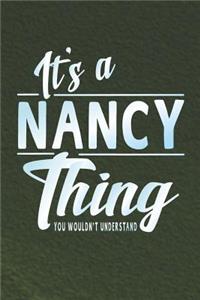 It's a Nancy Thing You Wouldn't Understand