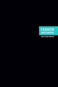 Fashion Sketchbook Male Figure Template