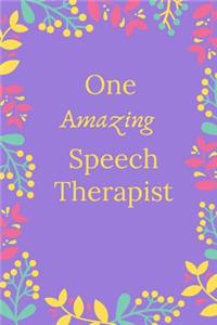 One Amazing Speech Therapist