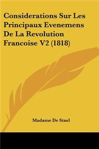 Considerations Sur Les Principaux Evenemens De La Revolution Francoise V2 (1818)