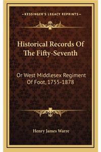 Historical Records Of The Fifty-Seventh