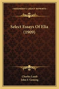 Select Essays Of Elia (1909)