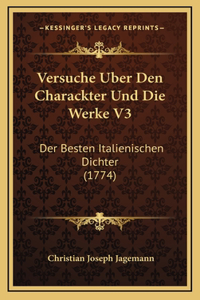 Versuche Uber Den Charackter Und Die Werke V3