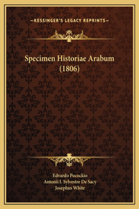 Specimen Historiae Arabum (1806)
