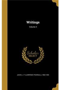 Writings; Volume 4