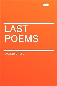 Last Poems