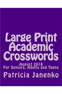 Large Print Academic Crosswords