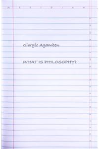 What Is Philosophy?