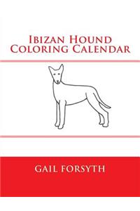 Ibizan Hound Coloring Calendar