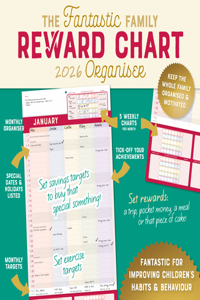 2026 Family Reward Chart Organizer Wall Planner