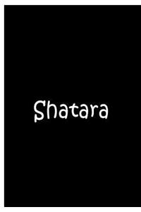 Shatara - Black Notebook / Journal / Extended Lined Pages / Soft Matte Cover