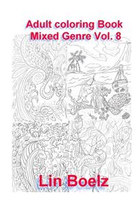 Adult coloring book Mixed