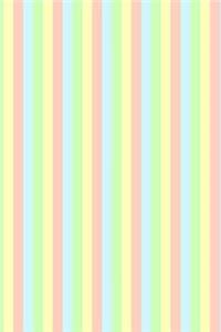Pastel Stripes Notebook