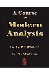 Course of Modern Analysis