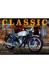 Cal 2021-Classic & Vintage Motorcycles Wall