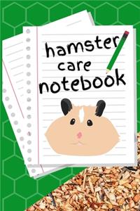 Hamster Care Notebook