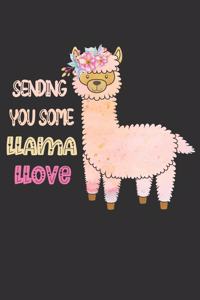 Sending You Some Llama Llove: Practice Gratitude and Daily Reflection to Reduce Stress, Improve Mental Health, and Find Peace in the Everyday - Valentine Gift For Llama Lovers