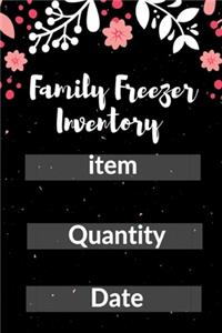 Family Freezer Inventory