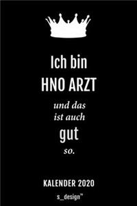Kalender 2020 für HNO Ärzte / HNO Arzt / HNO Ärztin