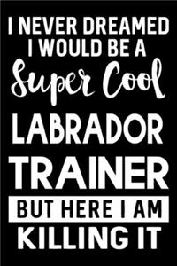 I Never Dreamed I Would Be A Super Cool Labrador Trainer But Here I Am Killing It