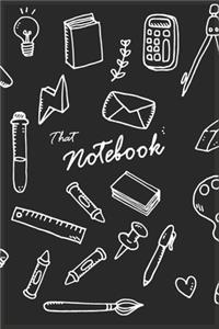 That Black Comic Tool Notebook