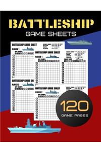 Battleship Game Sheets