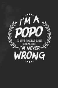 I'm A Popo To Save Time Let's Just Assume That I Never Wrong