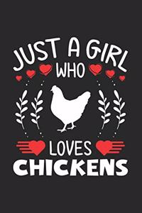 Just A Girl Who Loves Chickens