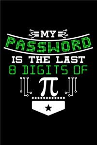 My password is the last 8 digits of Pi