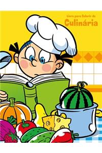 Livro para Colorir de Culinária