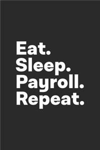 Eat Sleep Payroll Repeat