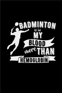 Badminton is in my blood more than hemoglobin