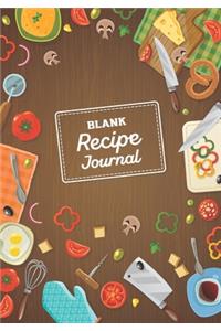 Blank Recipe Journal to Write in