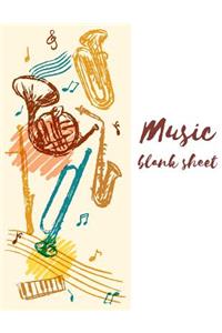 Music Blank Sheet