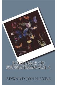 Journals of Expeditions vol 1