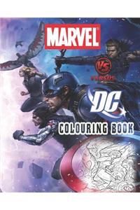 Marvel Vs DC Colouring Book