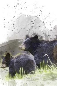 Black Bears Watercolor Journal