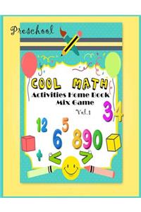 Cool Math Activities Home Book mix Game for preschool