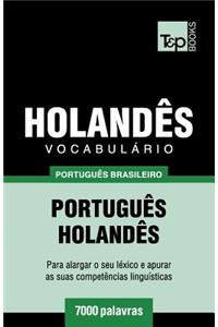 Vocabulário Português Brasileiro-Holandês - 7000 palavras