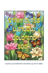 Stain Glass Window Coloring Activity Book