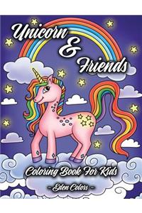 Unicorn & Friends - Coloring Book for Kids