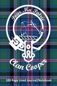 Clan Cooper 100 Page Lined Journal/Notebook